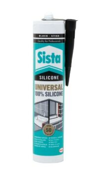 SİSTA Üniversal Siyah Silikon 310 ML - 20 ADET