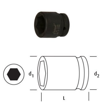 OSAKA Havalı İnch Lokma Ucu 1/2''