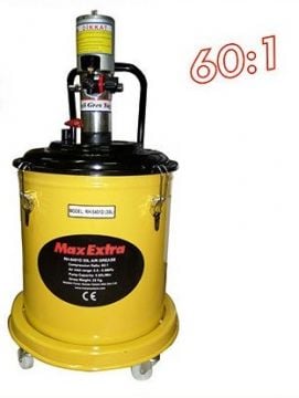 MAX EXTRA Havalı Gres Pompası 30 Litre (60:1)