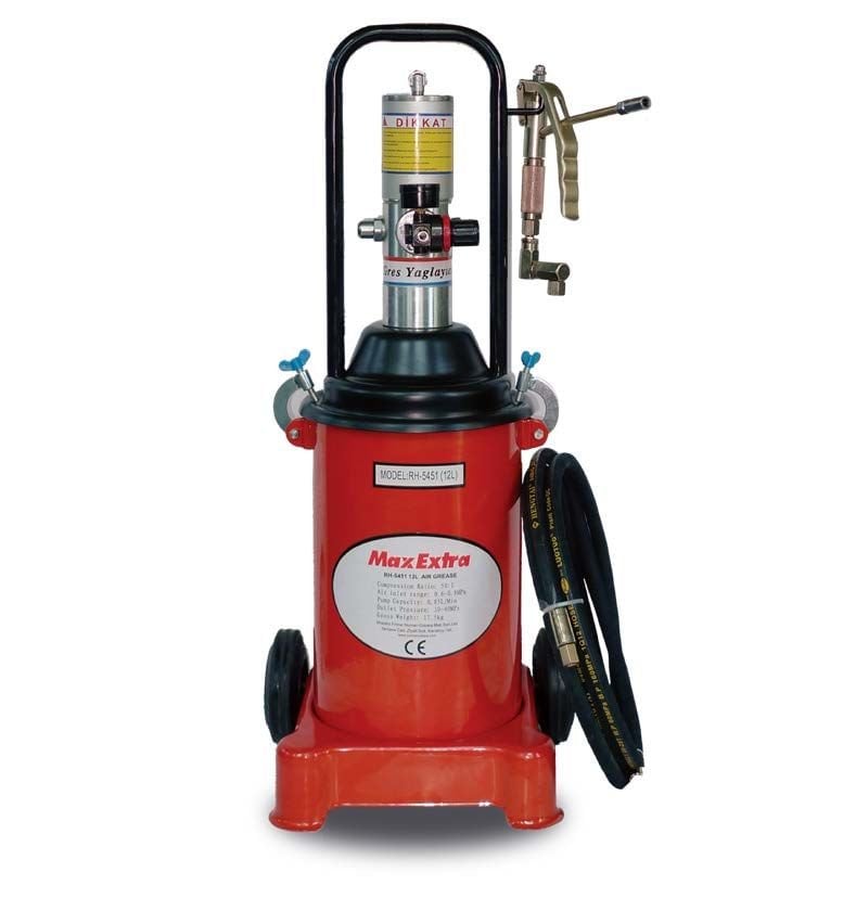 MAX EXTRA 50:1 Havalı Gres Pompası 12 Litre (MX14202)