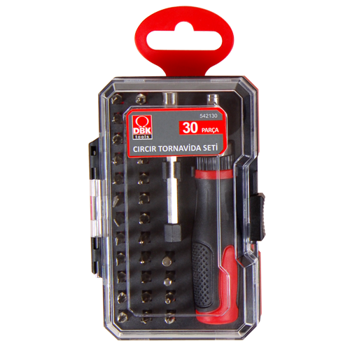 DBK 542130 Elektronikçi Cırcır Tornavida Seti 30 Parça