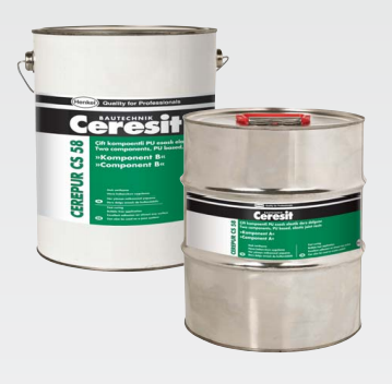 Ceresit Cerepur CS 58 2K İki Komponentli Poliüretan Esaslı Elastik Derz Dolgu Malzemesi ( Siyah - 5 Litre )