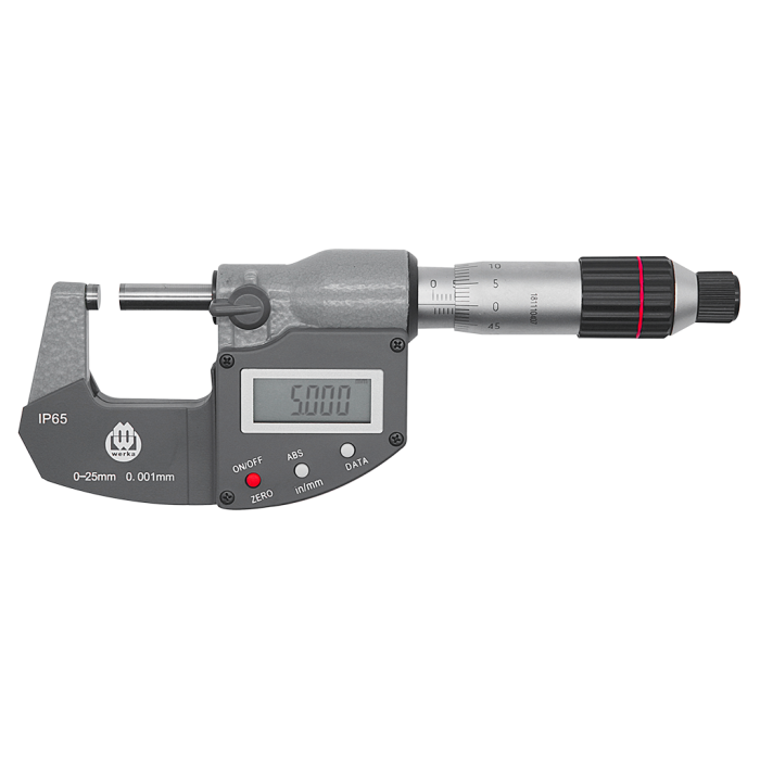 IP65 Dijital Dış Çap Mikrometresi 25-50mm