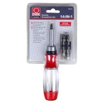 DBK 522214 Cırcır Tornavida Seti 14 Parça