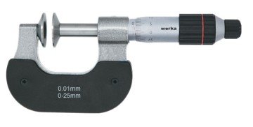 WERKA Disk Uçlu Mikrometre 0.01mm