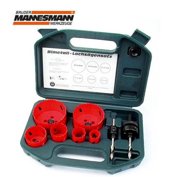 MANNESMANN MAN 44100 HSS Bi-metal Delik Testeresi Seti 8 Parça