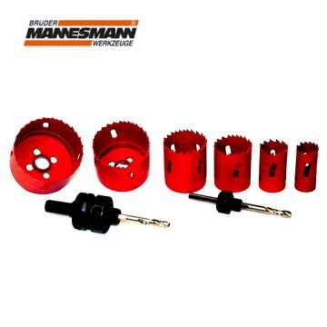 MANNESMANN MAN 44100 HSS Bi-metal Delik Testeresi Seti 8 Parça