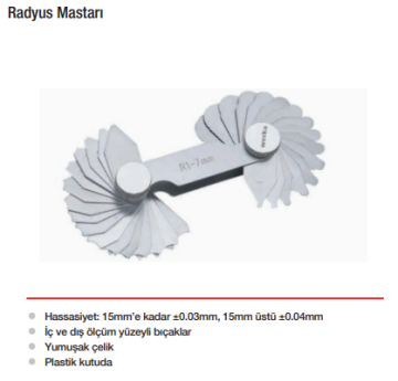 WERKA Radyus Mastarı