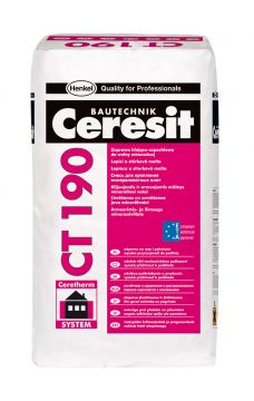 Ceresit CT 190 Yapıştırma ve Sıva Harcı (Gri - 25 KG)