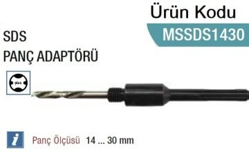 MASTER Bi Metal Panç - Alçıpan Ahşap MDF Pvc Plastik Delici Delme Ucu Ø 100mm