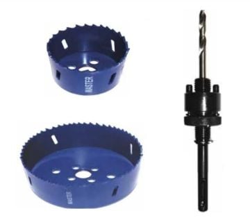 MASTER Bi Metal Panç - Alçıpan Ahşap MDF Pvc Plastik Delici Delme Ucu