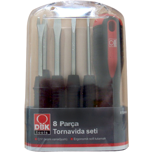 DBK 372802 Tornavida Ucu Seti 8 Parça