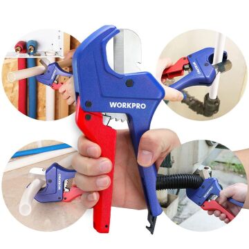 WORKPRO WP301006 42mm Profesyonel PPRC Plastik Boru Kesme Makası