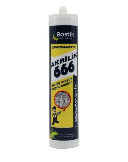 BOSTİK Çekomastik 666 Montaj Mastik 310 ml - 25 Adet
