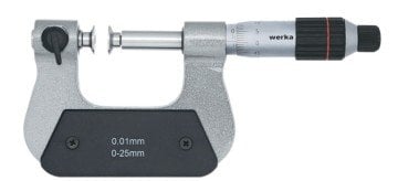 WERKA Değiştirlebilir Uçlu Mikrometre 0.01mm