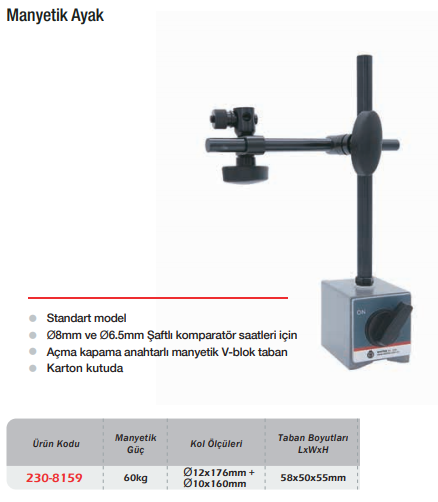 WERKA Manyetik Ayak 60kg
