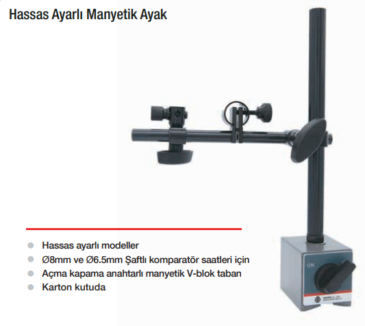 WERKA Hassas Ayarlı Manyetik Ayak