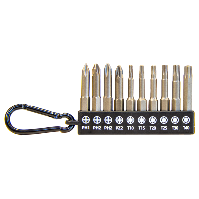 10 Parça 50mm S2 Manyetik Bits Seti - B Grubu