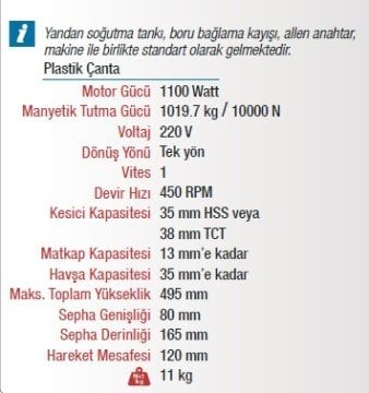 MAIER Manyetik Matkap MD-35