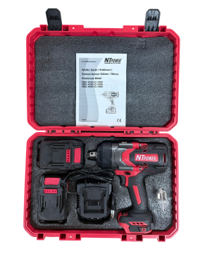 NT Power 3/4 - 20 Volt 6 Amper - Profesyonel Kömürsüz Akülü Somun Sökme 1600Nm (C-1050)