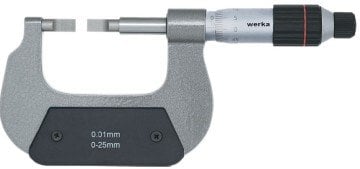 WERKA Bıçak Ağızlı Mikrometre 0.01mm