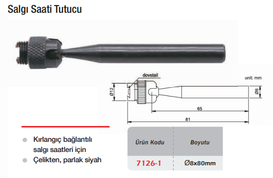 WERKA Salgı Saati Tutucu