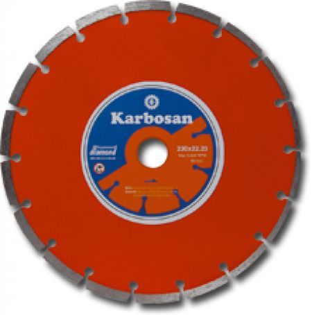 KARBOSAN Segmentli Elmas Kesme Taşı 180 x 2.2 x 22