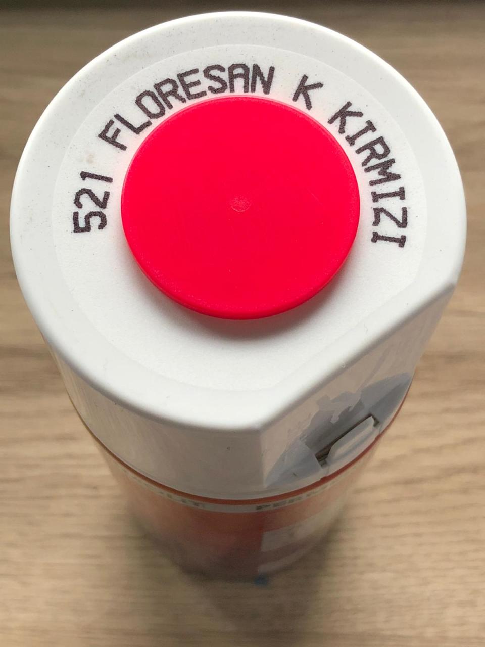 AKÇALI 521 Floresan Koyu Kırmızı Sprey Boya 400 ML