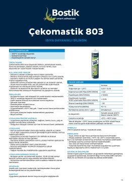 BOSTİK Çekomastik 803 Sıvı Conta Kırmızı  45 Gram - 30 ADET