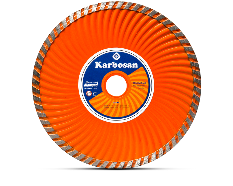 KARBOSAN 115x2.2x22 Turbo Kanallı Elmas Kesici Disk
