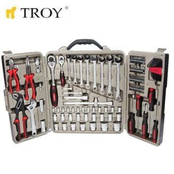TROY T 21910Profesyonel Lokma Anahtar Takımı 110 Parça