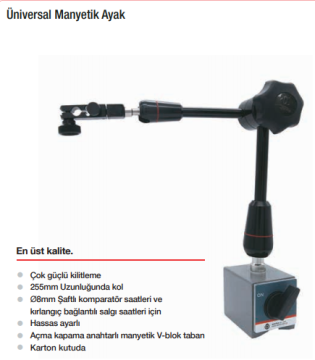 WERKA Üniversal Manyetik Ayak 60KG