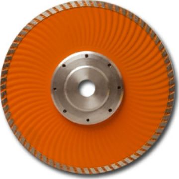KARBOSAN Turbo Kanallı Flanşlı Elmas Kesme Taşı 230 x 2.6 x 22
