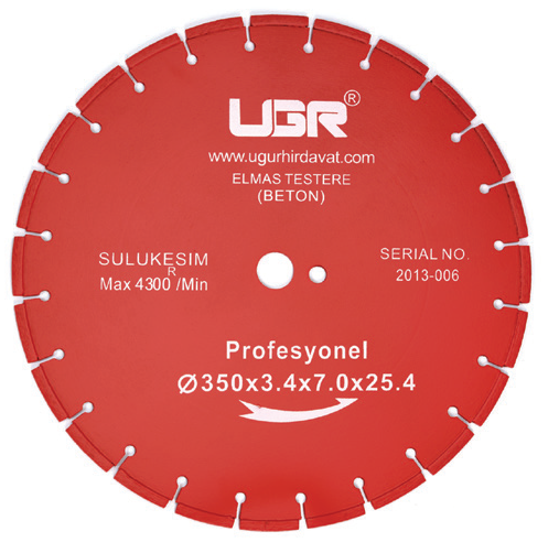 UGR Sulu ve Kuru Beton Kesme Testeresi