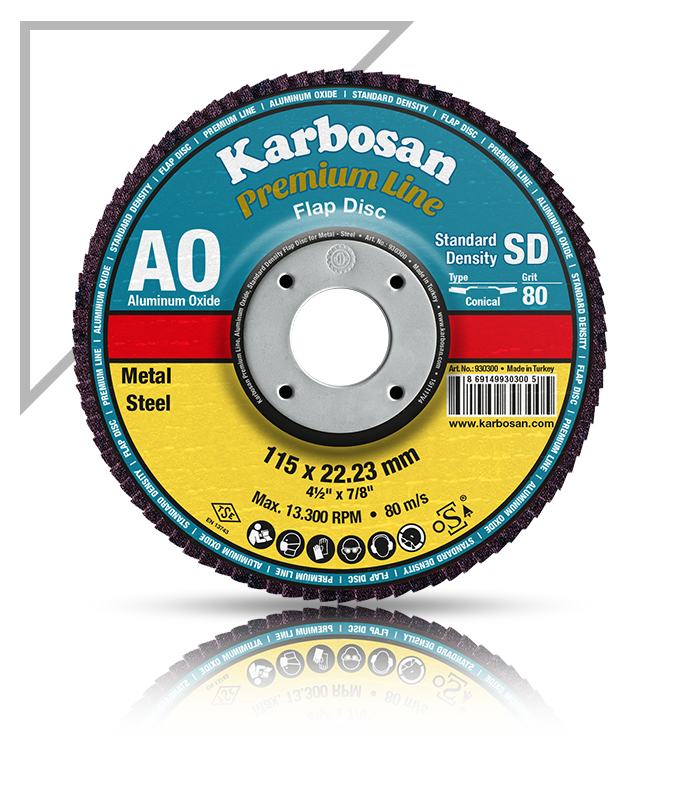 KARBOSAN Alüminyum Oksit Flap Disk