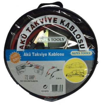 ALPES TOOLS Akü Takviye Kablosu / 180 Amper 3.75 Metre