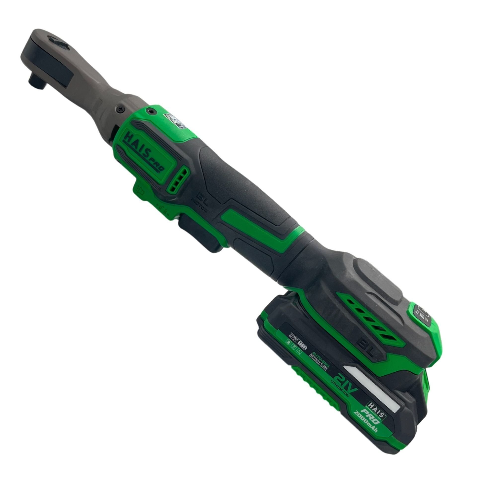 HAISPRO Profesyonel Akülü Cırcır Anahtarı RB-JL100A Kısa 100 Nm