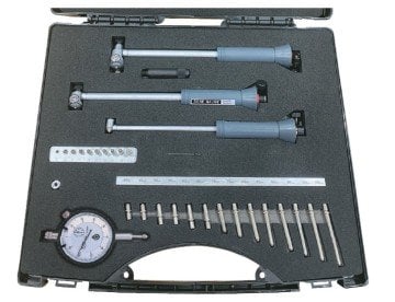 WERKA 4106-S03 Silindir Komparatörü Seti 3 Parça Çelik Temas Uçlu