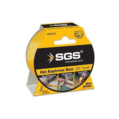 SGS2275 - SGS ÇİFT TARAFLI HALI KAYDIRMAZ BANT 24MM*10MT