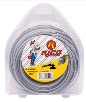 Rico 018-RC3017 Metal Tel Çim Ot Tırpan Misinası 3.3mm - 450 Gram