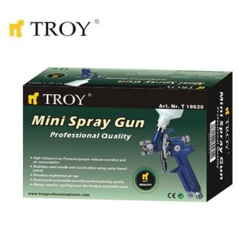 TROY T 18620 Üstten Depo Mini Boya Tabancası 1.0 mm
