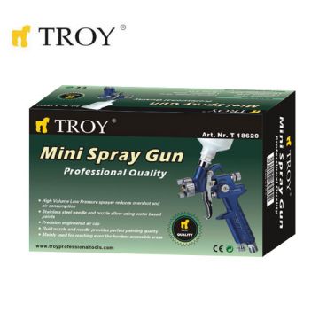 TROY T 18620 Üstten Depo Mini Boya Tabancası 1.0 mm
