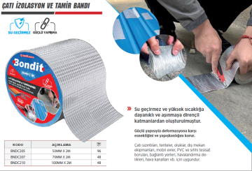 BONDİT Çatı İzolasyon ve Tamir Bandı