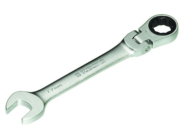 İzeltaş Mafsallı Cırcır Kombine Tek Anahtar 10mm
