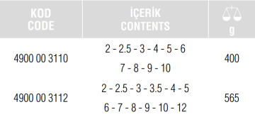 İZELTAŞ Allen Anahtar Takımı Altı Köşe 10 Parça (4900 00 3110)