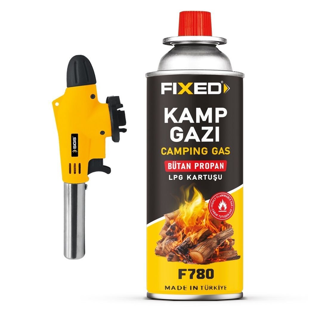 SGS782 Kamp Gazı Ocağı Çakmaklı Mangal Kamp Pürmüz Ateş Yakma Seti