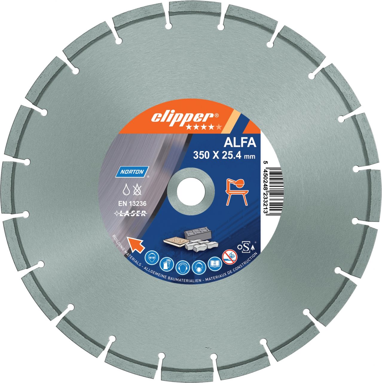 NORTON CLIPPER Alfa Beton Kesme Testeresi 300 mm