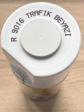 AKÇALI Trafik Beyazı Ral 9016 Sprey Boya 400 ML