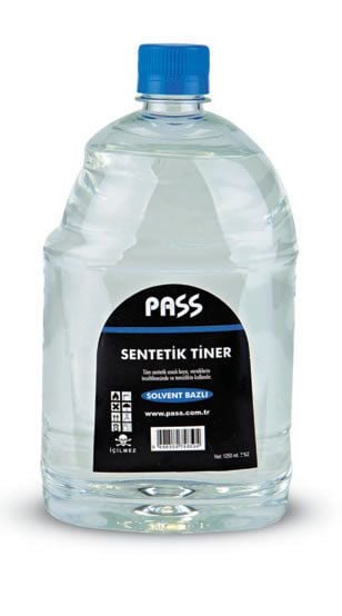 PASS Sentetik Tiner Solvent Bazlı Büyük Galon - 1500 gram ( 12 Adet )