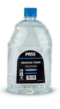 PASS Sentetik Tiner Solvent Bazlı Büyük Galon - 1500 gram ( 12 Adet )